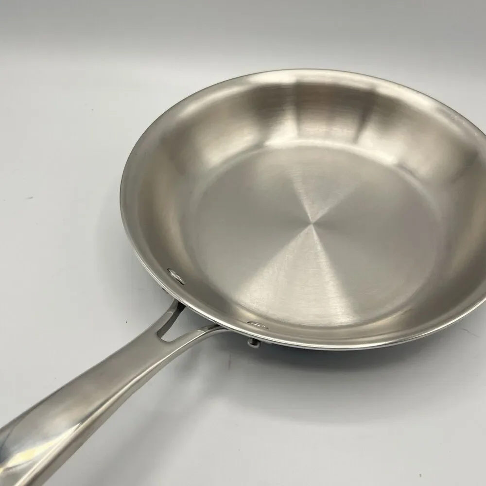 Tramontina Gourmet Tri-Ply Clad Stainless Steel Frying Pan 8in Silver
